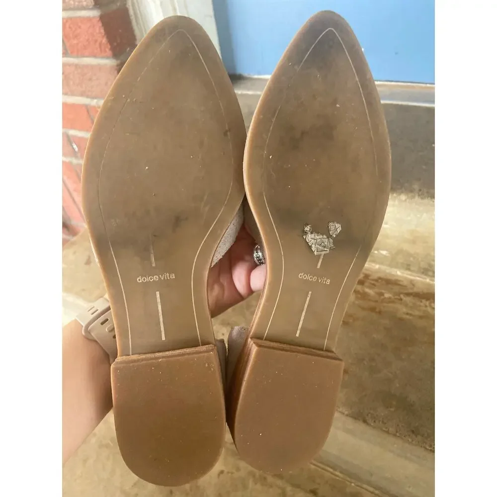 Dolce Vita Kelsa gray suede D’Orsay closed toe shoe
